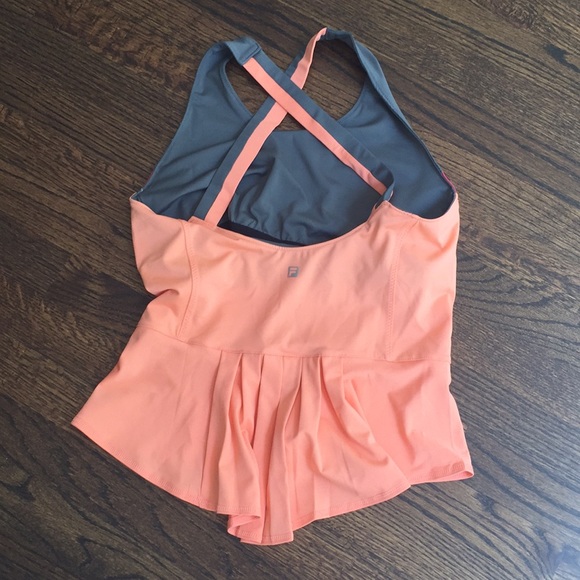FILA Tennis 🎾 Athletic Sports Blouse Tank Top M - Picture 4 of 9